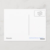 ジュネーブ湖とアルプスの景色 ポストカード (裏面)