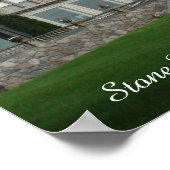 ジュネーブ湖ウィスコンシンの石荘 ポスター (角)