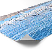 ジュネーブ湖ウィスコン結婚シンの歓迎サイン ポスター (角)