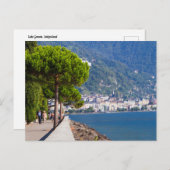 ジュネーブ湖スイスハガキ ポストカード (正面/裏面)