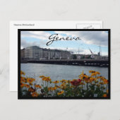 ジュネーブ湖フローラ ポストカード (正面/裏面)