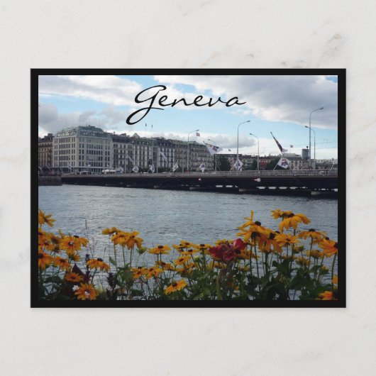ジュネーブ湖フローラ ポストカード (正面)