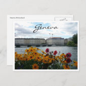 ジュネーブ湖フローラ ポストカード (正面/裏面)