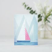 ジュネーブ湖ヴィンテージ旅行ポスター – アートポストカード ポストカード (スタンド正面)