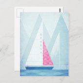 ジュネーブ湖ヴィンテージ旅行ポスター – アートポストカード ポストカード (正面/裏面)