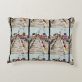 "ジュネーブ湖通り眺め"の枕 アクセントクッション (裏面)