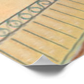 ジュネーブ湖、スイス、散歩の人々 ポスター (角)