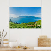 ジュネーブ湖(ラックレマン) 007 ポスター (キッチン)