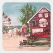 ジュネーブ絵画の古いファイアハウス スクエアシール (正面)