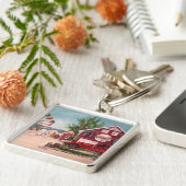 ジュネーブ絵画の古い消防署 キーホルダー (側面)