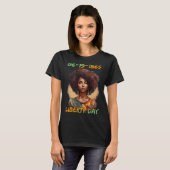 ジュネーブ語 – アフリカ系アメリカ人女性の自立D Tシャツ (正面フル)
