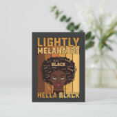 ジュネーブ軽快メラニン化ヘルラブラックメラニン インビテーションポストカード (スタンド正面)