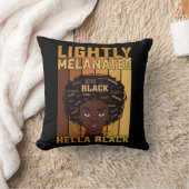 ジュネーブ軽快メラニン化ヘルラブラックメラニン クッション (ブランケット)