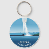 ジュネーブ通りスイストラベルジェットドーサンセット キーホルダー (裏面)