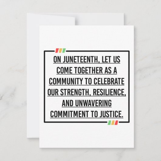 ジュネーブ、アフリカ系アメリカ人の自由。 セーブザデート (正面)