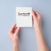 ジュネーブ、アフリカ系アメリカ人の自由。 チラシ (手)