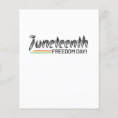 ジュネーブ、アフリカ系アメリカ人の自由。 チラシ (裏面)