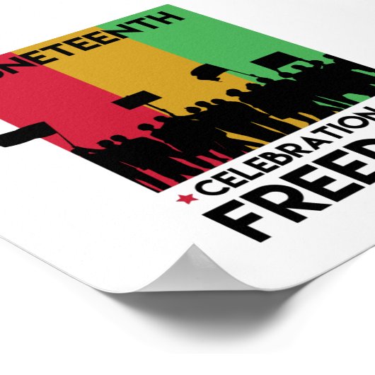 ジュネーブ、アフリカ系アメリカ人の自由。 ポスター (角)