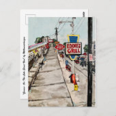 「ジュネーブ・オン・ザ・レイク通り・ビュー」はがき ポストカード (正面/裏面)