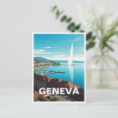 ジュネーブ・スイス・トラベル ポストカード (スタンド正面)