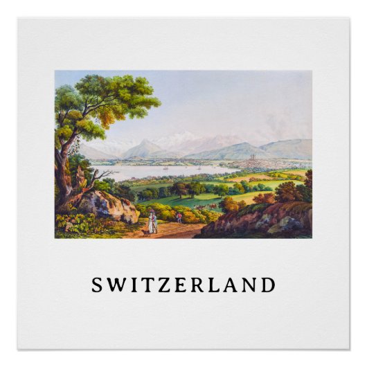 ジュネーブ，スイス ポスター (正面)