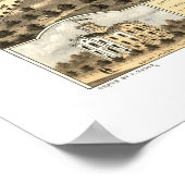 ジュネーブ， ILパノラママップ – 1869 ポスター (角)