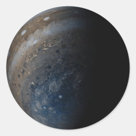 ジュノからの木星像の南極 ラウンドシール