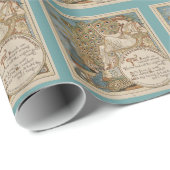 ジュノと彼女の鳥ヴィンテージプリント包装紙 ラッピングペーパー (ロールコーナー)