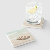 ジュノニアシーシェルオンビーチコースター ストーンコースター (横)