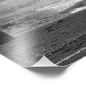 ジュノビーチピアブラックアンドホワイト写真 フォトプリント (角)