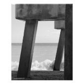 ジュノビーチ魚釣りピアフロリダフォトグラフィー フォトプリント            (正面)