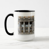 ジュノーのアラスカ州首都の正面 マグカップ (左)