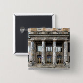 ジュノーのアラスカ州首都の正面 缶バッジ (正面&裏面)