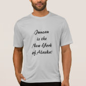 ジュノーはアラスカのニューヨーク Tシャツ (正面)