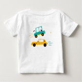 ジュノール車のライダー ベビーTシャツ (裏面)