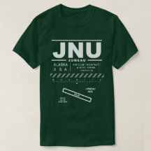 ジュノー国際的エアポートJNU Tシャツ