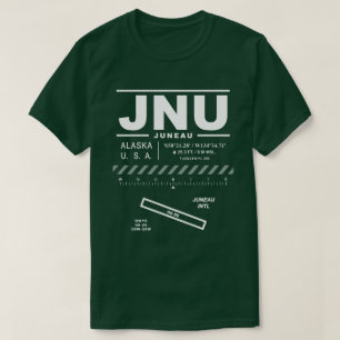 ジュノー国際的エアポートJNU Tシャツ