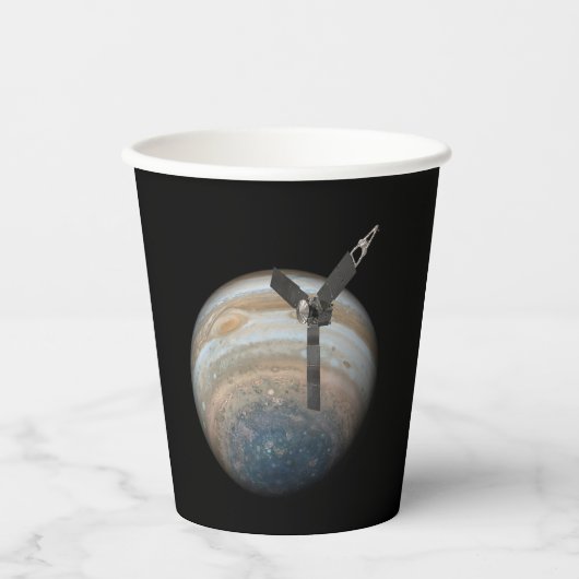 ジュノー宇宙船が木星に到着 紙コップ (正面)