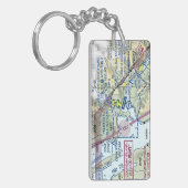 ジュノー空港図/タクシー図 キーホルダー (正面左)