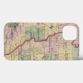 ジュノー・アダムズ郡の地図 Case-Mate iPhoneケース (裏面 (横))