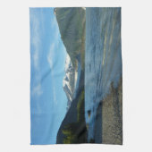 ジュノー・アラスカのメンデンホール湖 キッチンタオル (縦)