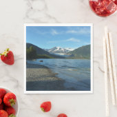 ジュノー・アラスカのメンデンホール湖 スタンダードランチョンナプキン (インサイチュ)