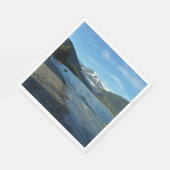 ジュノー・アラスカのメンデンホール湖 スタンダードランチョンナプキン (角)