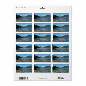 ジュノー・アラスカのメンデンホール湖 ラベル (フルシート)