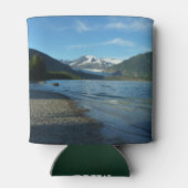 ジュノー・アラスカのメンデンホール湖 缶クーラー (裏面)