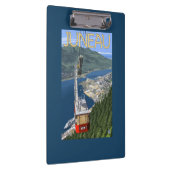 ジュノー、アラスカの上の市街電車ヴィンテージ旅行ポスター クリップボード (右)