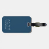 ジュノー、アラスカの上の市街電車ヴィンテージ旅行ポスター ラゲッジタグ (裏面横)