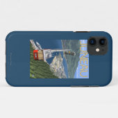 ジュノー、アラスカの上の市街電車ヴィンテージ旅行ポスター Case-Mate iPhoneケース (裏面(横))