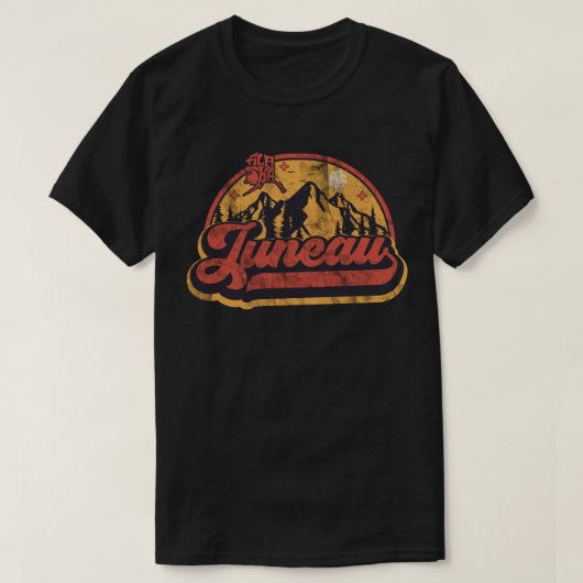 ジュノー, アラスカ州 Tシャツ (デザイン正面)