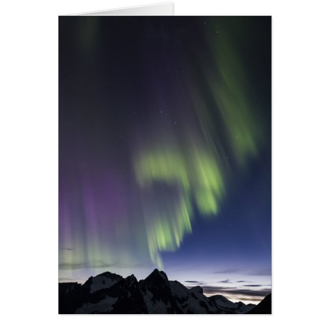 ジュノーIcefieldのNorthern Lights (中ブランク) (正面)